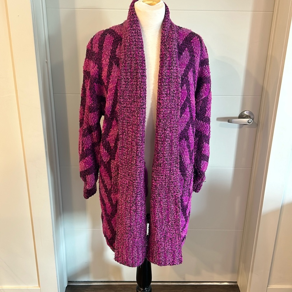 Gorgeous Vintage Oversized Purple Sweater size Large